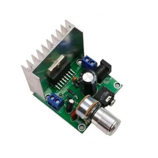 Foto - Modul audio zosilňovača (dvojkanálový) s DC konektorom - TDA7297
