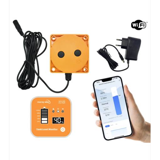 Foto - WiFi senzor hladiny kvapaliny + Monitor TUYA/Smart Life