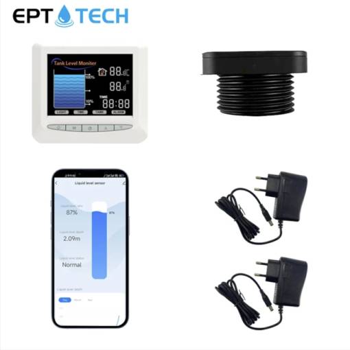 Foto - Hladinový senzor s LCD Monitorom WiFi TUYA/Smart Life