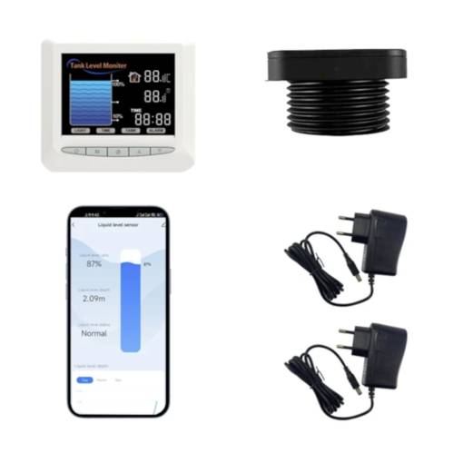 Foto - Hladinový senzor s LCD Monitorom WiFi TUYA/Smart Life