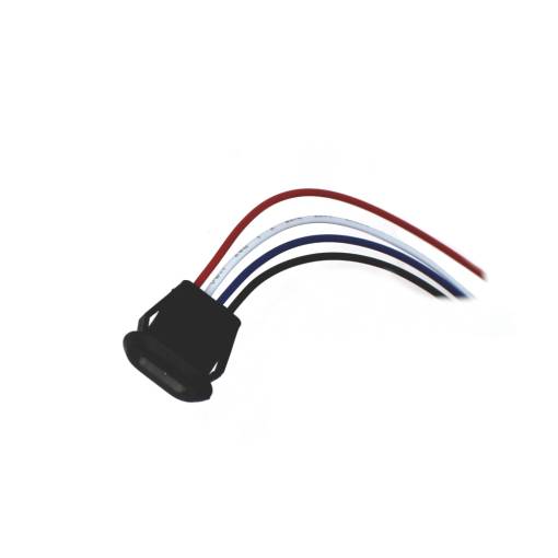Foto - USB-C konektor do panelu - 4 vodiče, čierny