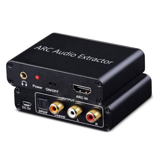 Foto - HDMI ARC prevodník zvuku na SPDIF, RCA a 3,5 mm jack