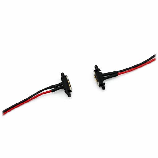 Foto - Kábel s magnetickými konektormi do panelu - sada samec/samica 24AWG, 2pin