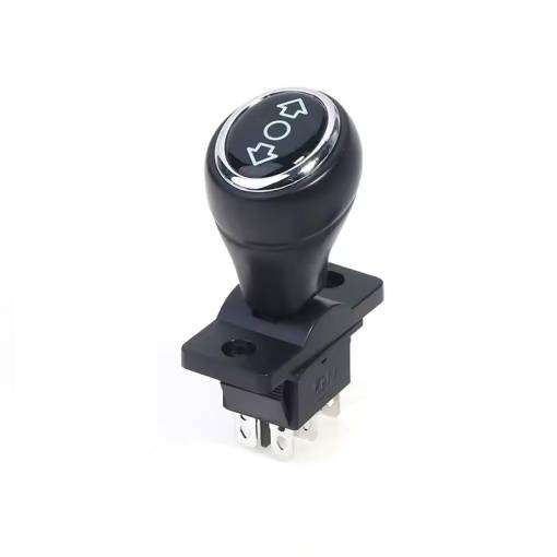 Foto - Prepínač - ovládacia páka vpred/stoj/zad - 3 polohy, 2x prepínací kontakt s aretáciou, 250VAC, 16A