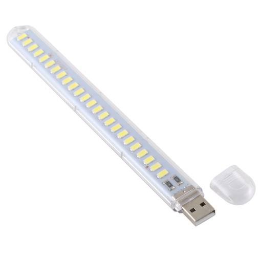 Foto - Prenosné USB 5W LED svetlo - 24LED, 200lm, USB-A
