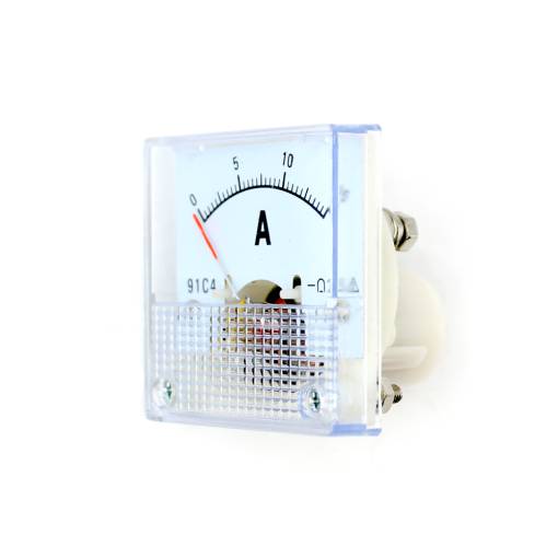 Foto - Panelový ručičkový ampérmeter 91C4 - 0 až 15A DC