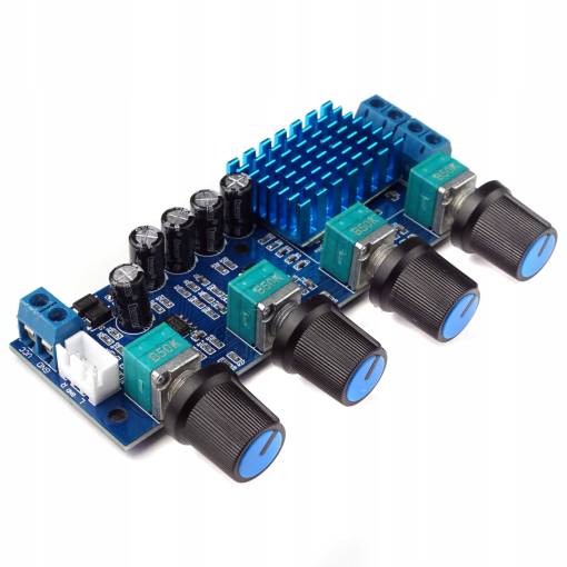 Foto - Audio stereo zosilňovač s ekvalizérom - 2x50W, 12V-24V
