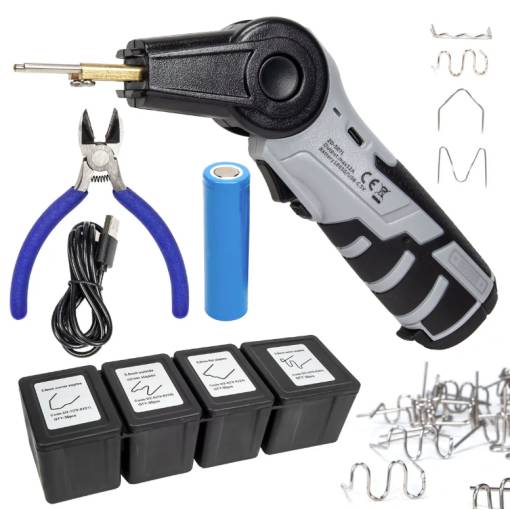 Foto - Zvarac plastov s rotacnou hlavou ZD-507L + sponky