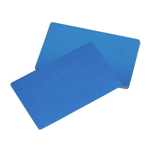 Foto - Hliníková vizitka, karta pre testovanie a laserové gravírovanie - Čierna