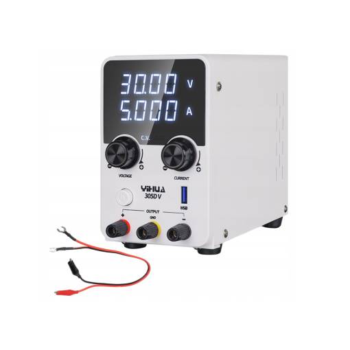 Foto - Laboratórny zdroj YIHUA 305 D-V - 30V 5A USB 20W QC QUICK CHARG