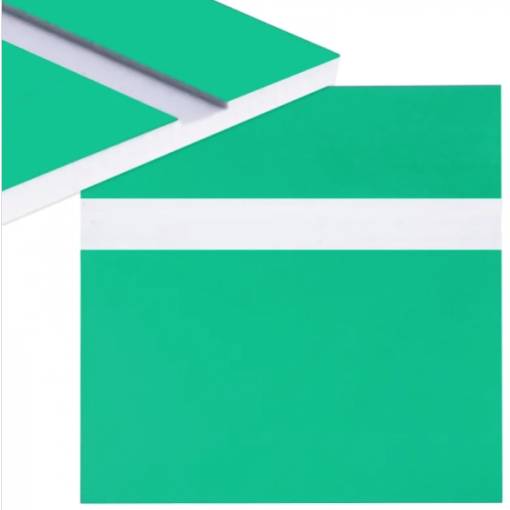 Foto - Gravírovací laminát 600 x 300 x 1,3 mm - Zelený, biely