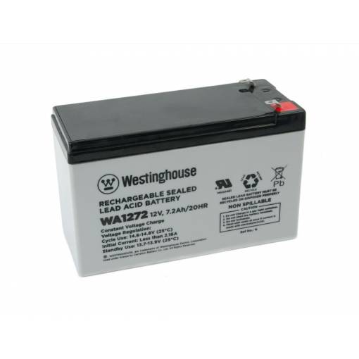 Foto - Westinghouse olovený akumulátor WA1272 12V/7,2Ah F1