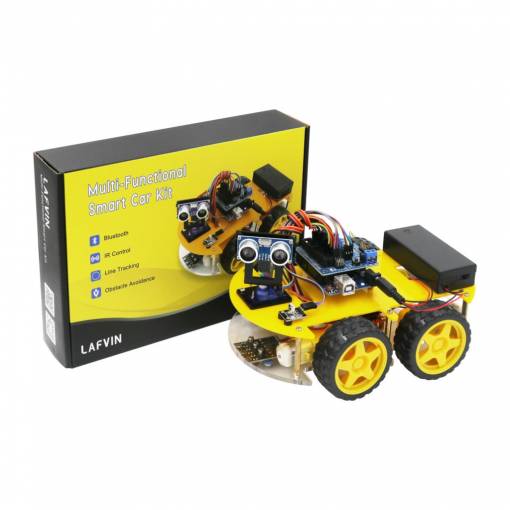 Foto - LAFVIN Smart Robot Car Kit 4WD s UNO R3