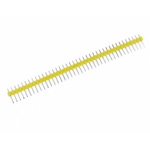 Foto - DuPont rovná kolíková lište - 40Pin, samec žltá