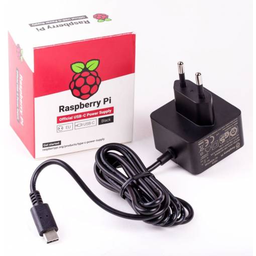 Foto - Raspberry Pi USB-C 5,1 V 3A napájací zdroj
