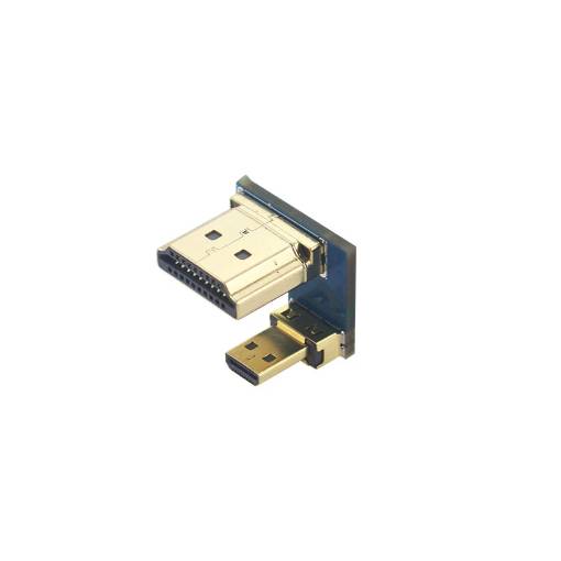 Foto - Micro adaptér HDMI samec na HDMI samec pre Pi 4