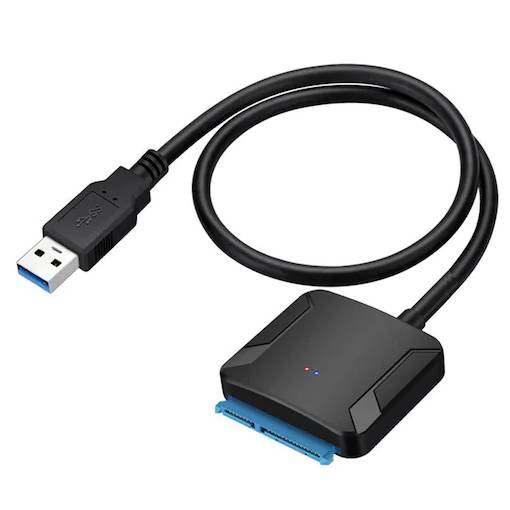Foto - Adaptér USB 3.0 na SATA 22 pin pre 2.5 "a 3.5" HDD a SSD