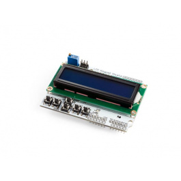 E-shop LCD shield pre Arduino UNO - Modré podsvietenie