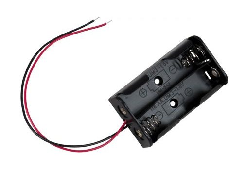 E-shop Batériový box na dve batérie AA - 3V