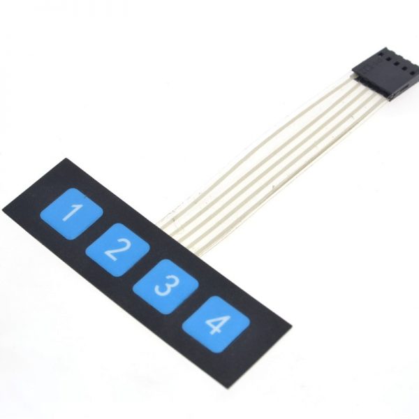 E-shop Klávesnica membránová 1x4 pre Arduino