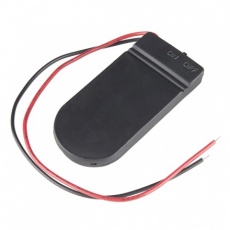 E-shop Batériový box pre dve batérie CR2032 - 6V