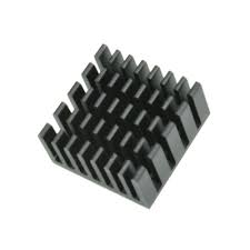 E-shop Hliníkový chladič - Čierny, 20 x 20 x 10 mm