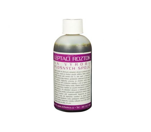 E-shop Roztok pre leptanie obrázkov plošných spojov - 200 ml
