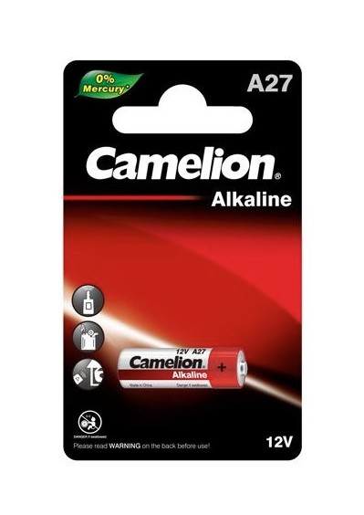 E-shop Camelion alkalická batéria A27 (L828, MN27, 27A, CA22) - 12V, 26mAh