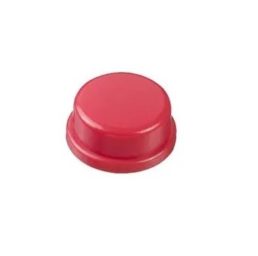 E-shop Gombík pre mikrospínač - Červený, 6 x 6 x 7,3 mm