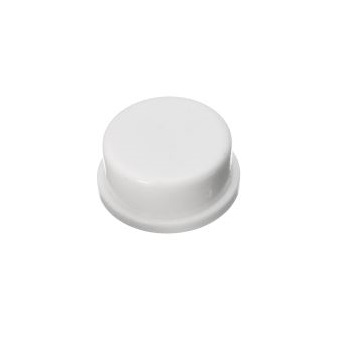 E-shop Gombík pre mikrospínač - Biely, 6 x 6 x 7,3 mm