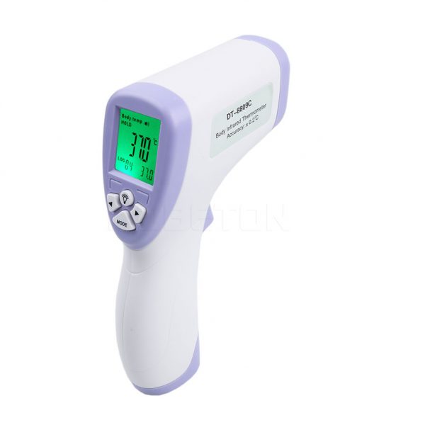 E-shop Bezkontaktný zdravotný infračervený teplomer s LCD displejom - 32°C ~ 43°C